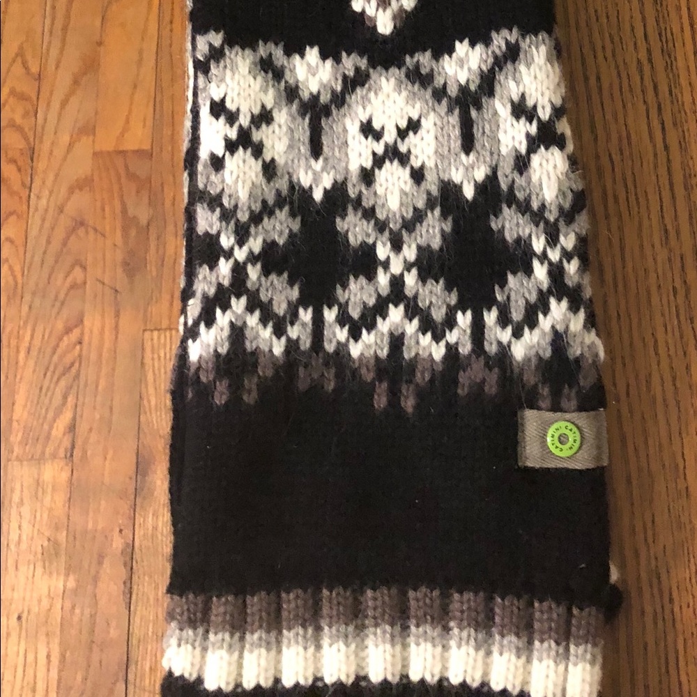 CATIMINI Boys Scarf black/grey/brown.